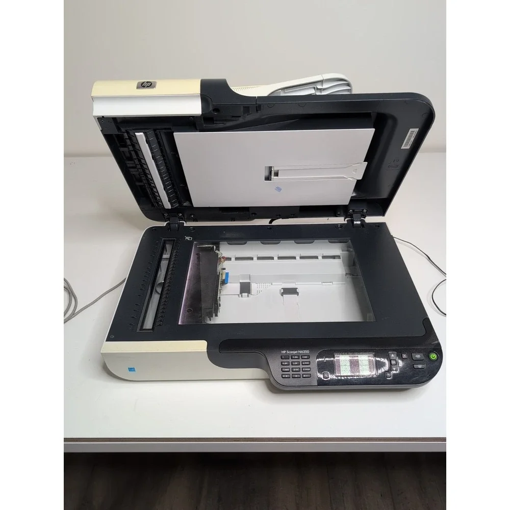 HP ScanJet N6350 Flatbed ADF Duplex CCD USB Ethernet Network